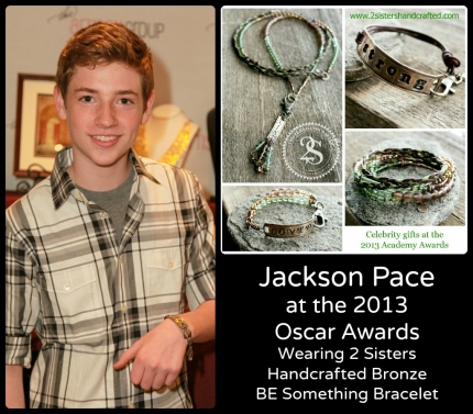 Jackson Pace sporting with 2 Sisters Handcrafted Unisex Bracelet jackson_pace_collage.jpg